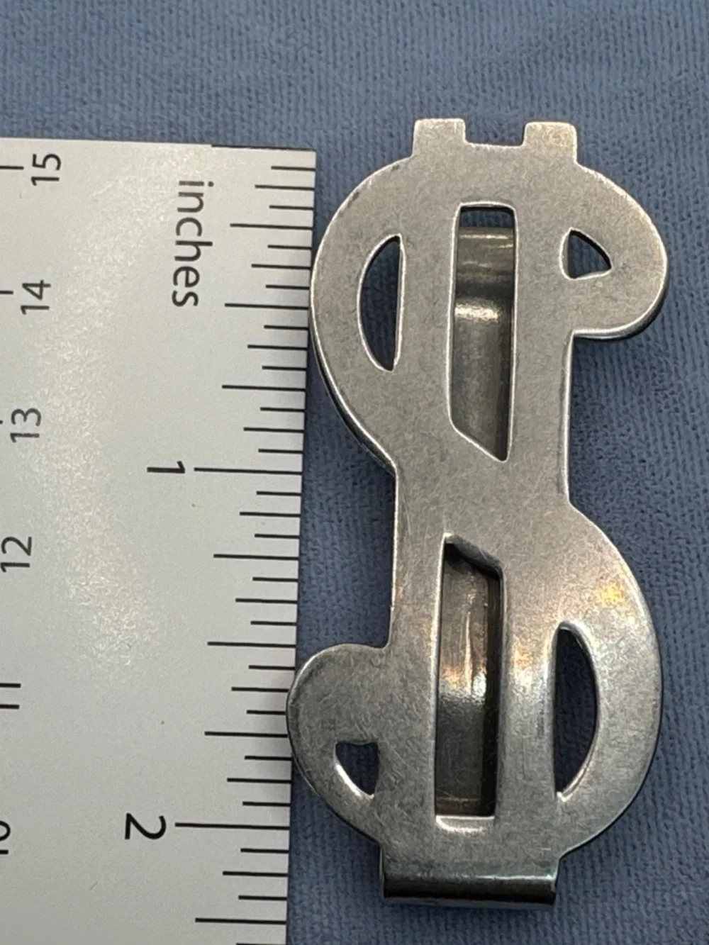 Vintage Eagle Metals Inconel Dollar Sign Money Clip